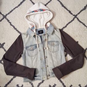 BDG Denim Hoodie Jacket
